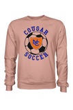 Cougar Soccer (Comfort Colors Sweatshirt)