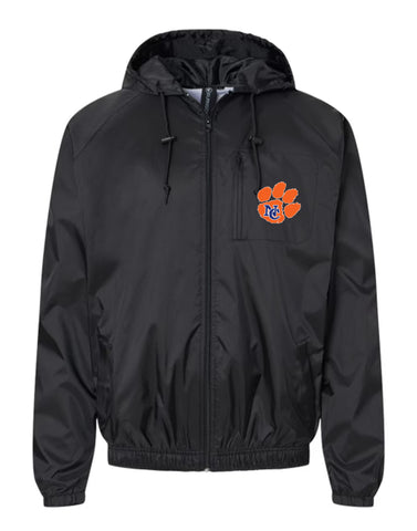 Cougar Paw Embroidered (Hooded Raincoat)