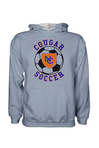 Cougar Soccer (Comfort Colors Hoodie *NO POCKET*)