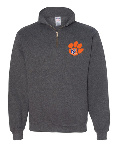 NC Cougar Paw Quarter Zip Pullover