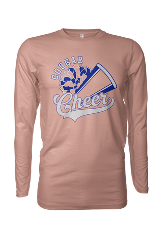 Pom Pom Cougar Cheer (Longsleeve T-Shirt)
