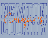 Newton County Cougars (Comfort Colors Hoodie *NO POCKET*)