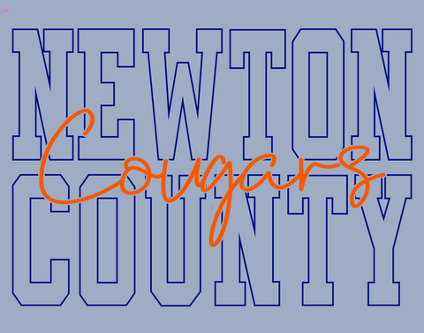 Newton County Cougars (Gildan Hoodie)