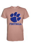 Cougar Paw Football (Comfort Colors)