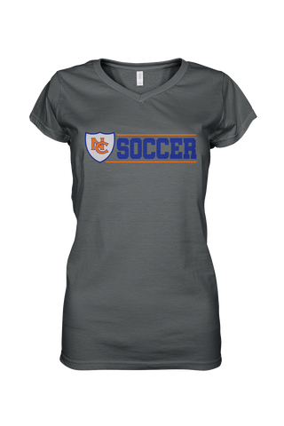 Cougar Soccer (Bella Canvas V-Neck)