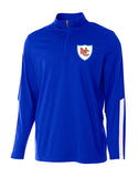 NC Soccer Shield Quarter Zip Pullover (Athletic Blend)
