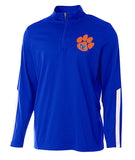 NC Cougar Paw Quarter Zip Pullover (Athletic Blend)