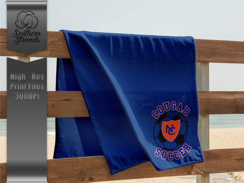 Cougar Soccer Royal Stadium Blanket