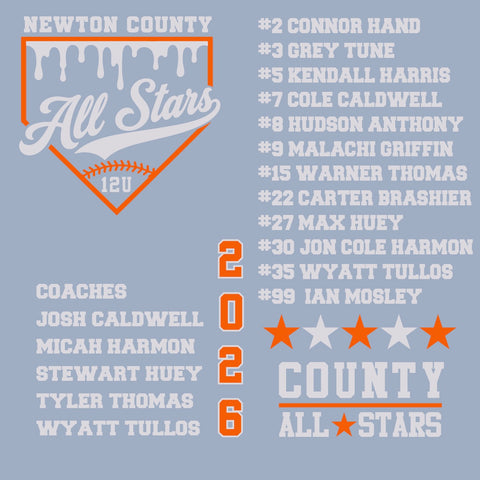 12U All-Stars 2026 (A4 Performance T-Shirt)