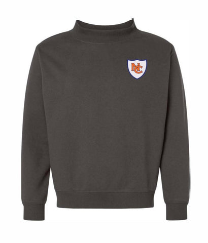 NC Soccer Shield Mock Neck Sweatshirt